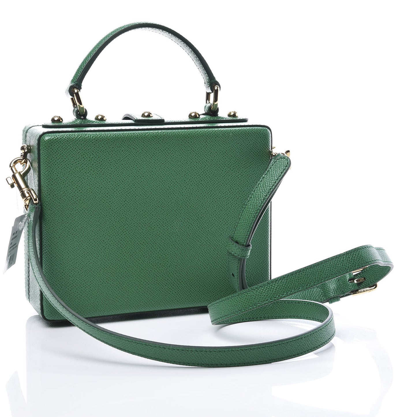 Dauphine Family Patch Box Bag Green