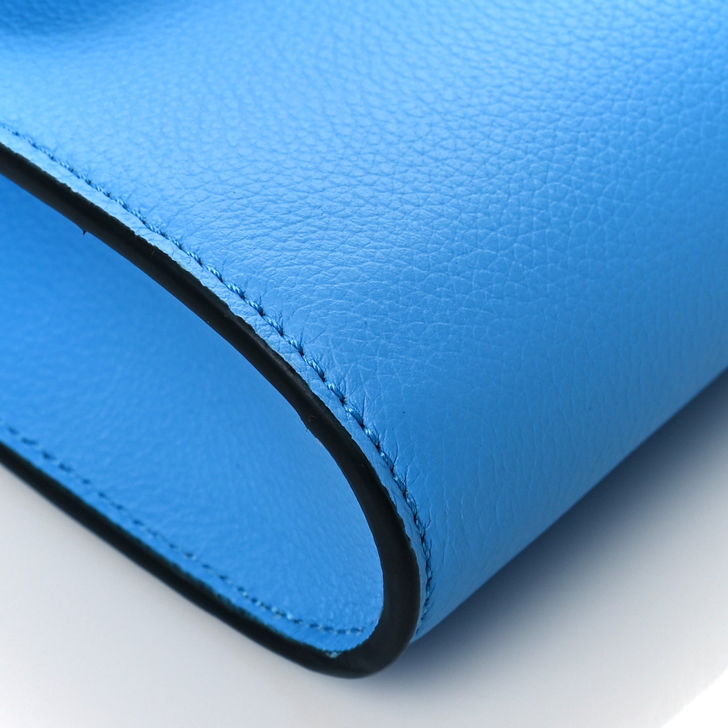 Grained Calfskin La Medusa Crossbody Bag DV Blue