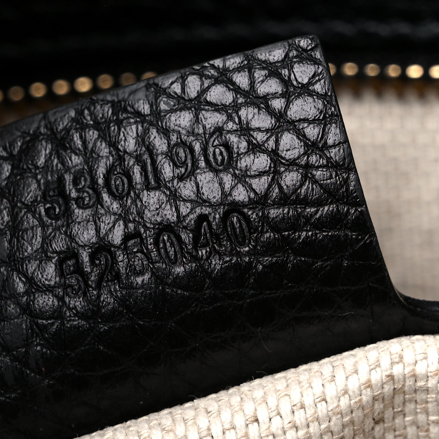 Gucci Pebbled Calfskin Medium Soho Chain Shoulder Bag Black 7 of 11