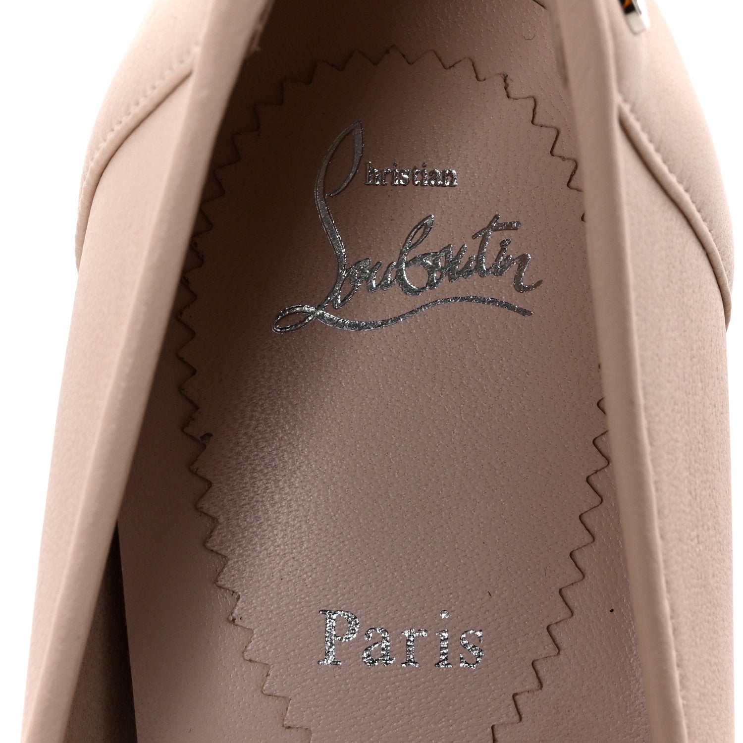 Christian Louboutin Nappa Sporty Kate 85 Pumps 37 Leche 7 of 9