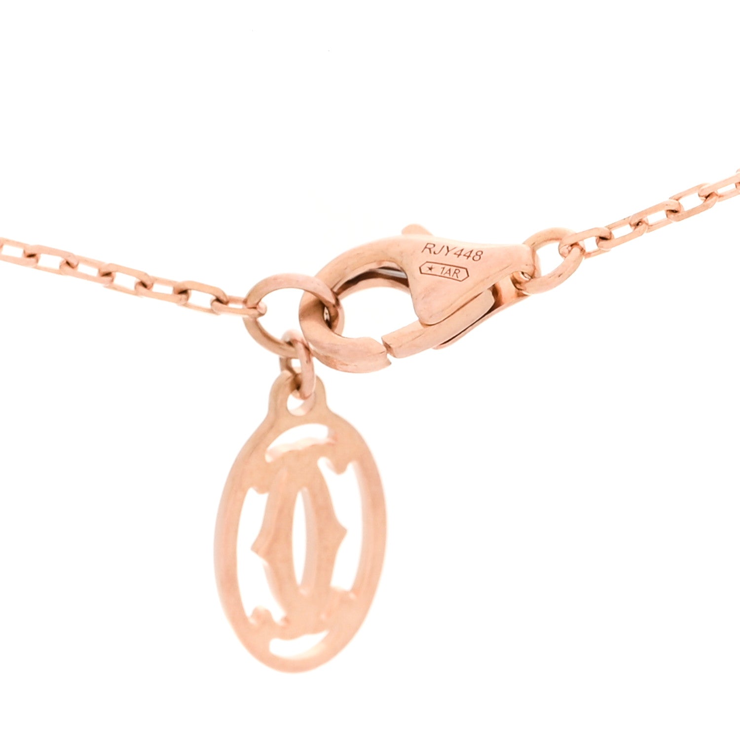 Cartier 18K Pink Gold Diamond SM D'Amour Pendant Necklace 4 of 7