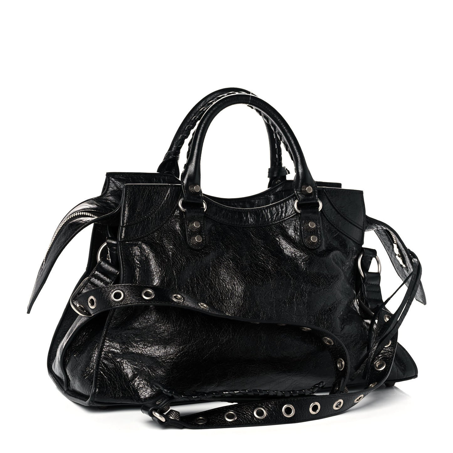 Agneau Arena Neo Cagole City Handbag Black