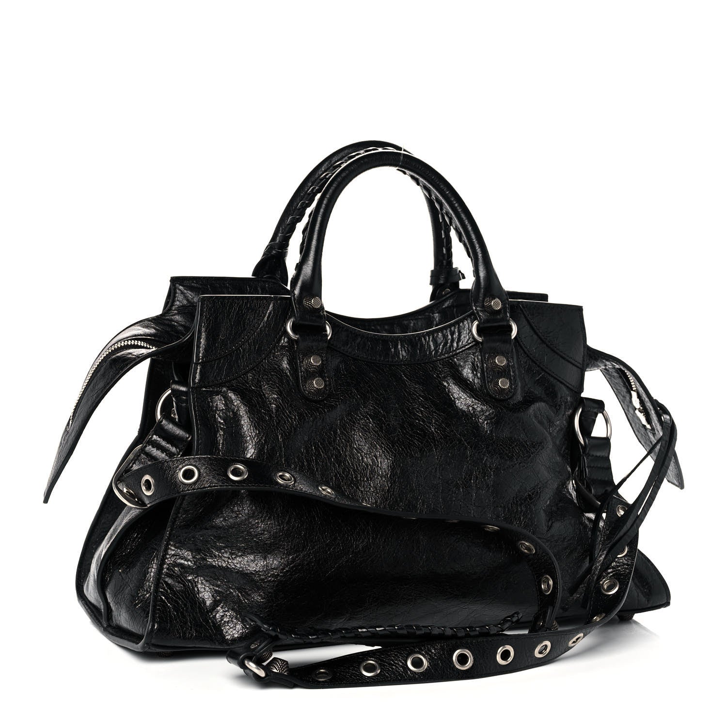 Balenciaga Agneau Arena Neo Cagole City Handbag Black 2 of 17