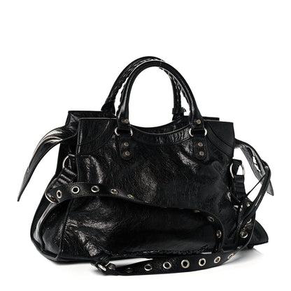 Balenciaga Agneau Arena Neo Cagole City Handbag Black 2 of 17