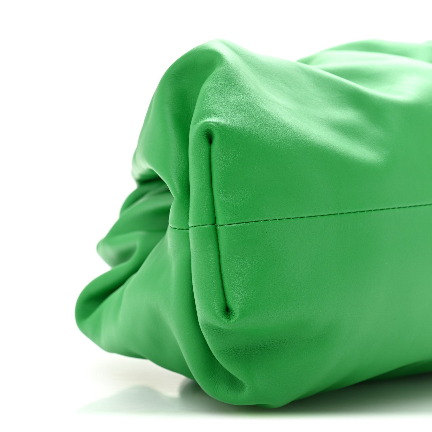 Bottega Veneta Smooth Butter Calf The Pouch Oversized Clutch Parakeet 9 of 10