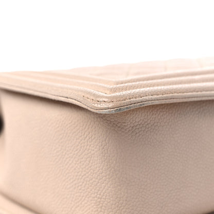 Chanel Caviar Quilted New Medium Boy Flap Beige 10 of 16