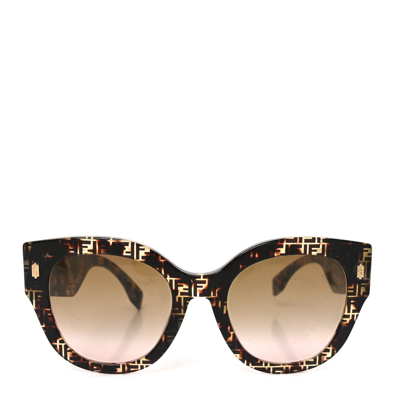 Fendi Acetate Fendi Roma Cat Eye Sunglasses FF 0435/S Havana