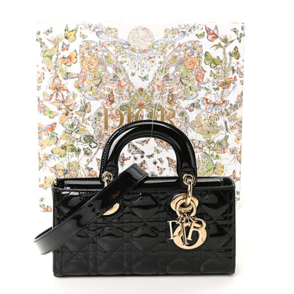 Christian Dior Patent Cannage Small Lady D-Joy Black 10 of 10