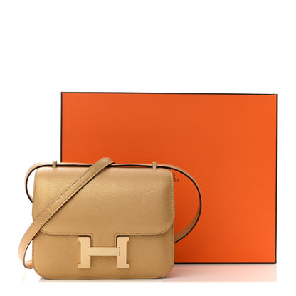 Hermes Metallic Chevre Chamkilight Constance 18 Dore 10 of 10