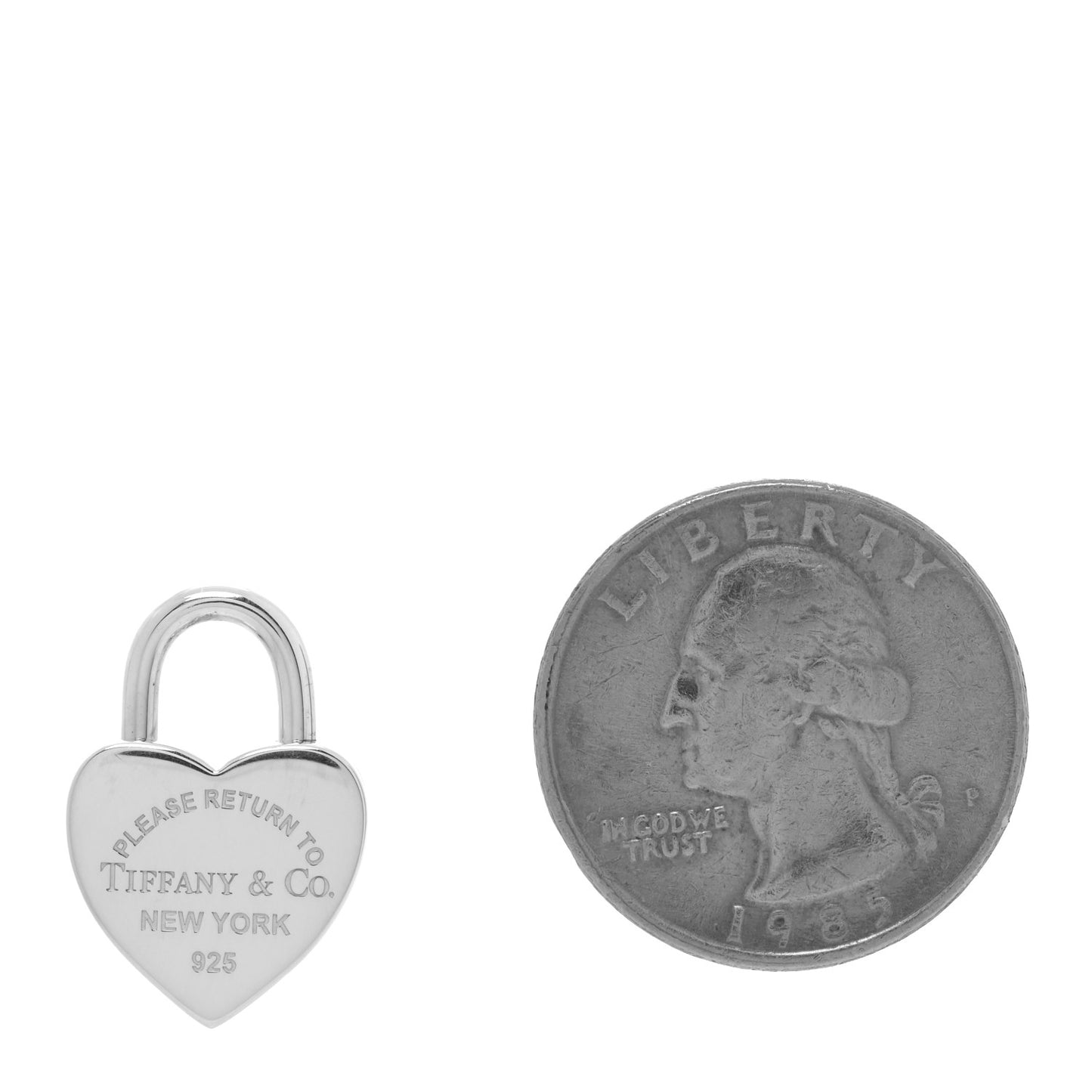 Sterling Silver Return to Tiffany Heart Lock Pendant