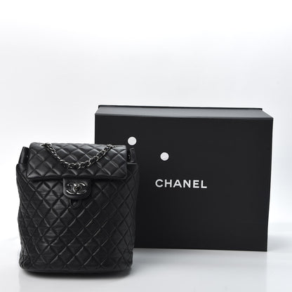 Chanel Lambskin Quilted Small Urban Spirit Backpack Black 3 of 9