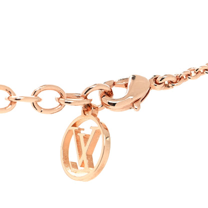 Louis Vuitton Essential V Necklace Rose Gold 4 of 6