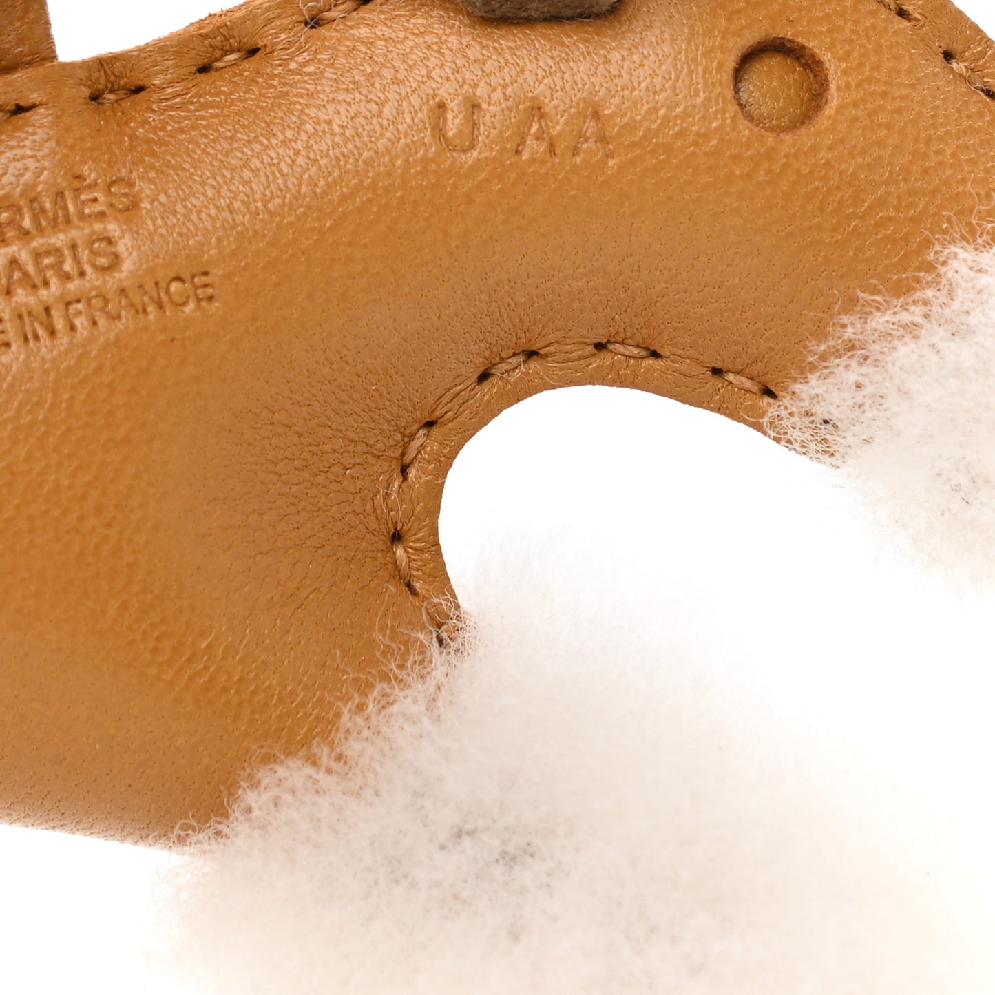 Milo Lambskin Shearling Budy Charm Biscuit