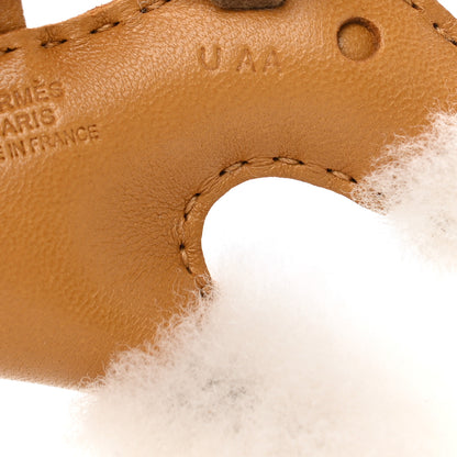 Hermes Milo Lambskin Shearling Budy Charm Biscuit 4 of 5
