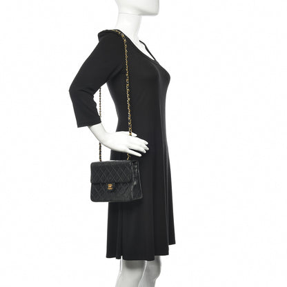Chanel Lambskin Quilted Mini Square Flap Black 2 of 12