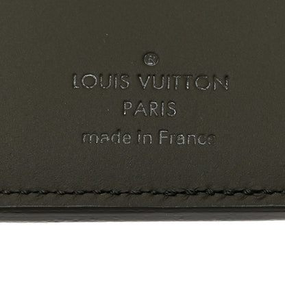 Louis Vuitton Grained Calfskin Aerogram Pocket Organizer Khaki 6 of 7