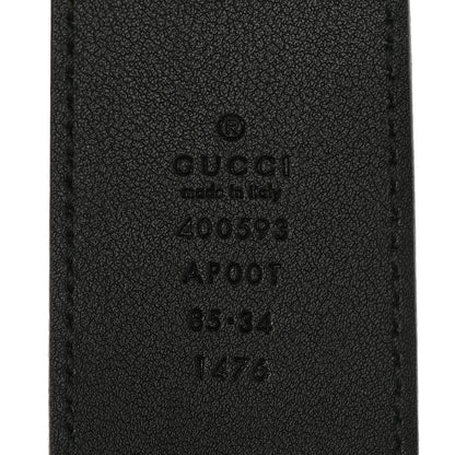 Gucci Calfskin Double G 40mm Belt 85 34 Black 5 of 5