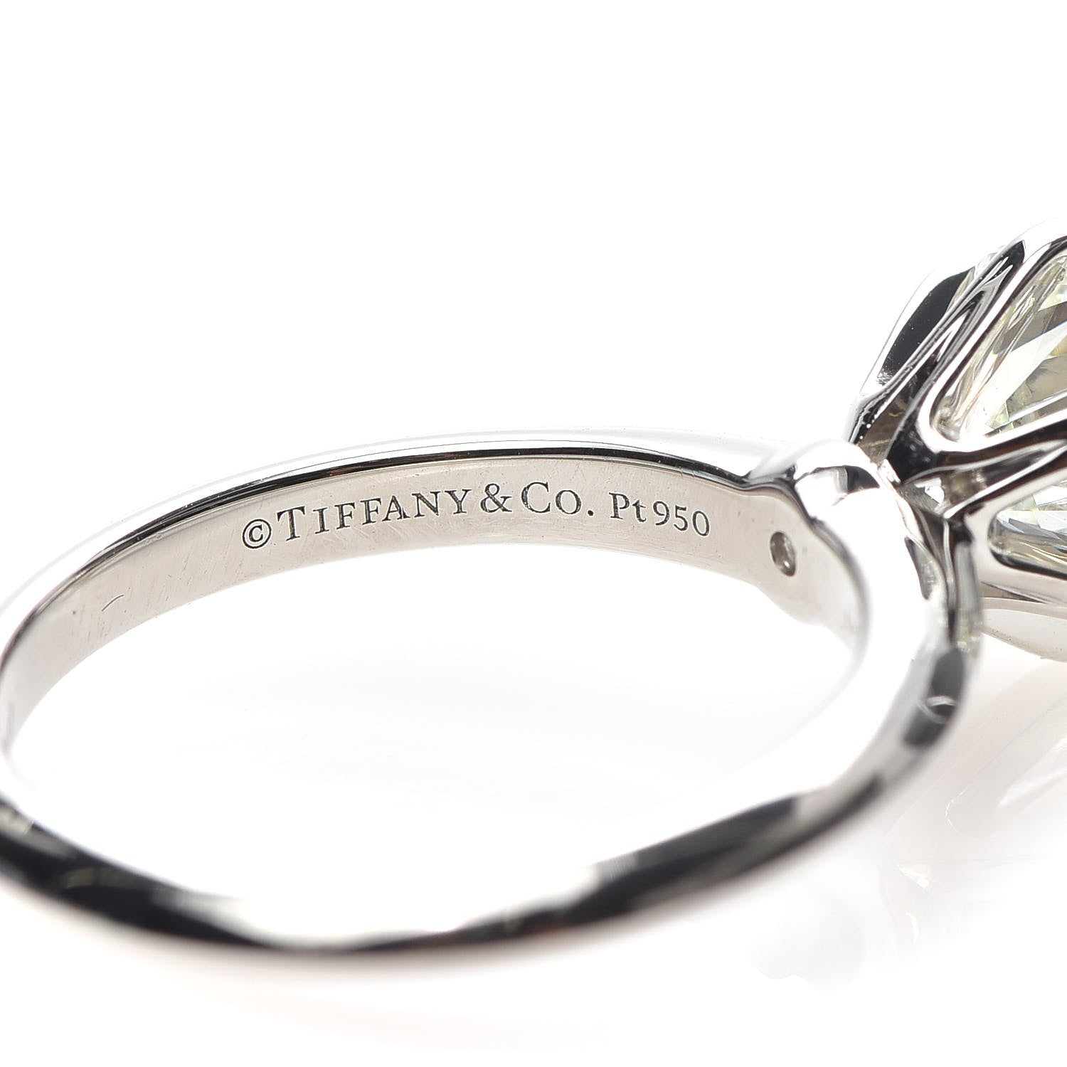 Tiffany Platinum Diamond 1.89ct Solitaire Engagement Ring 51 5.75 5 of 8