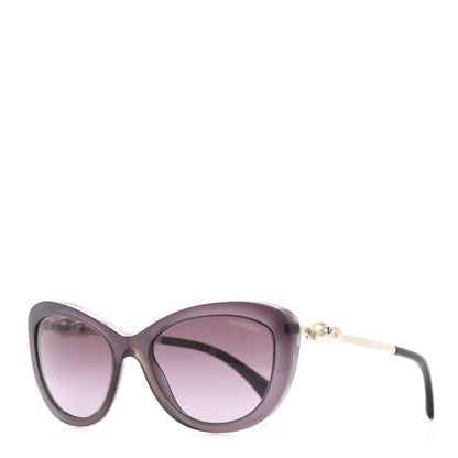 Chanel Polarized Cat Eye Pearl Sunglasses 5340-H Pink 1 of 8