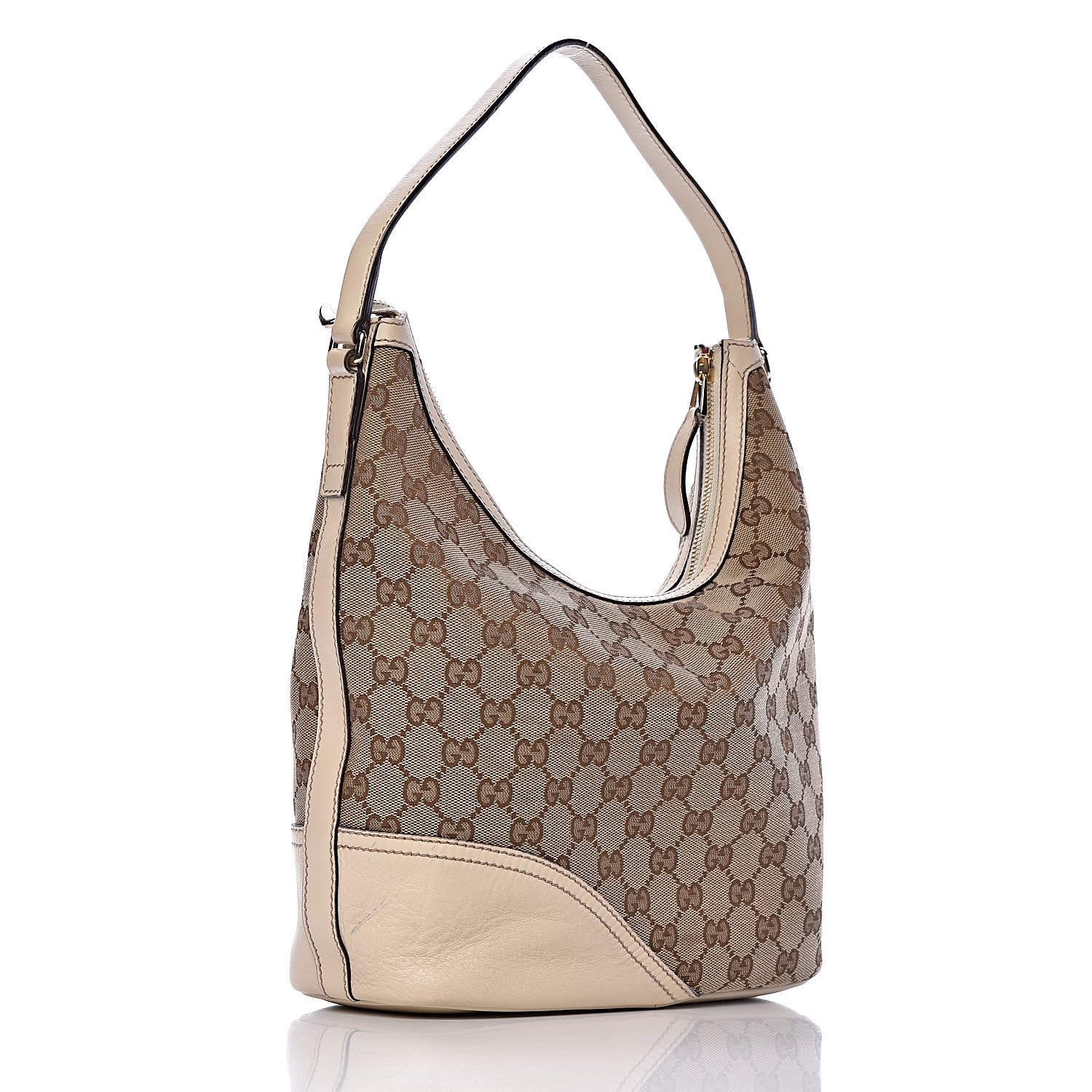 Gucci Monogram New Britt Hobo Off White 3 of 11