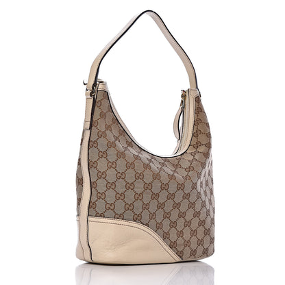 Gucci Monogram New Britt Hobo Off White 3 of 11