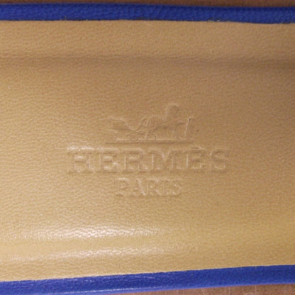 Hermes Leather Oran Sandals 37 Mykonos 6 of 7