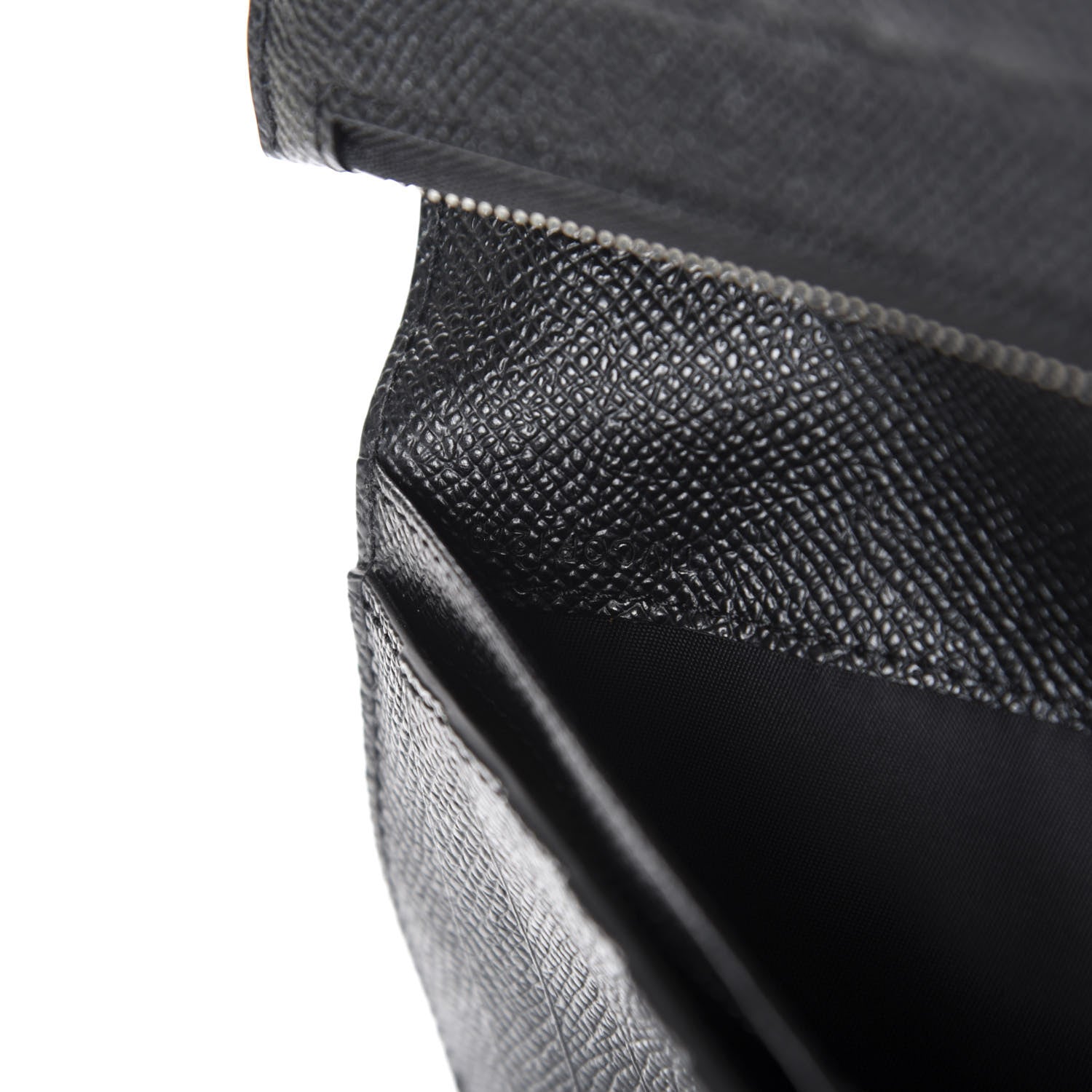 Burberry Grainy Calfskin Continental Flap Wallet Black 8 of 9