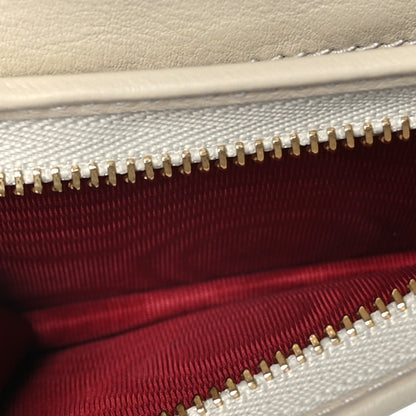 Gucci Vitello Eclipse Interlocking G Wallet Mystic White Hibiscus Red 7 of 8