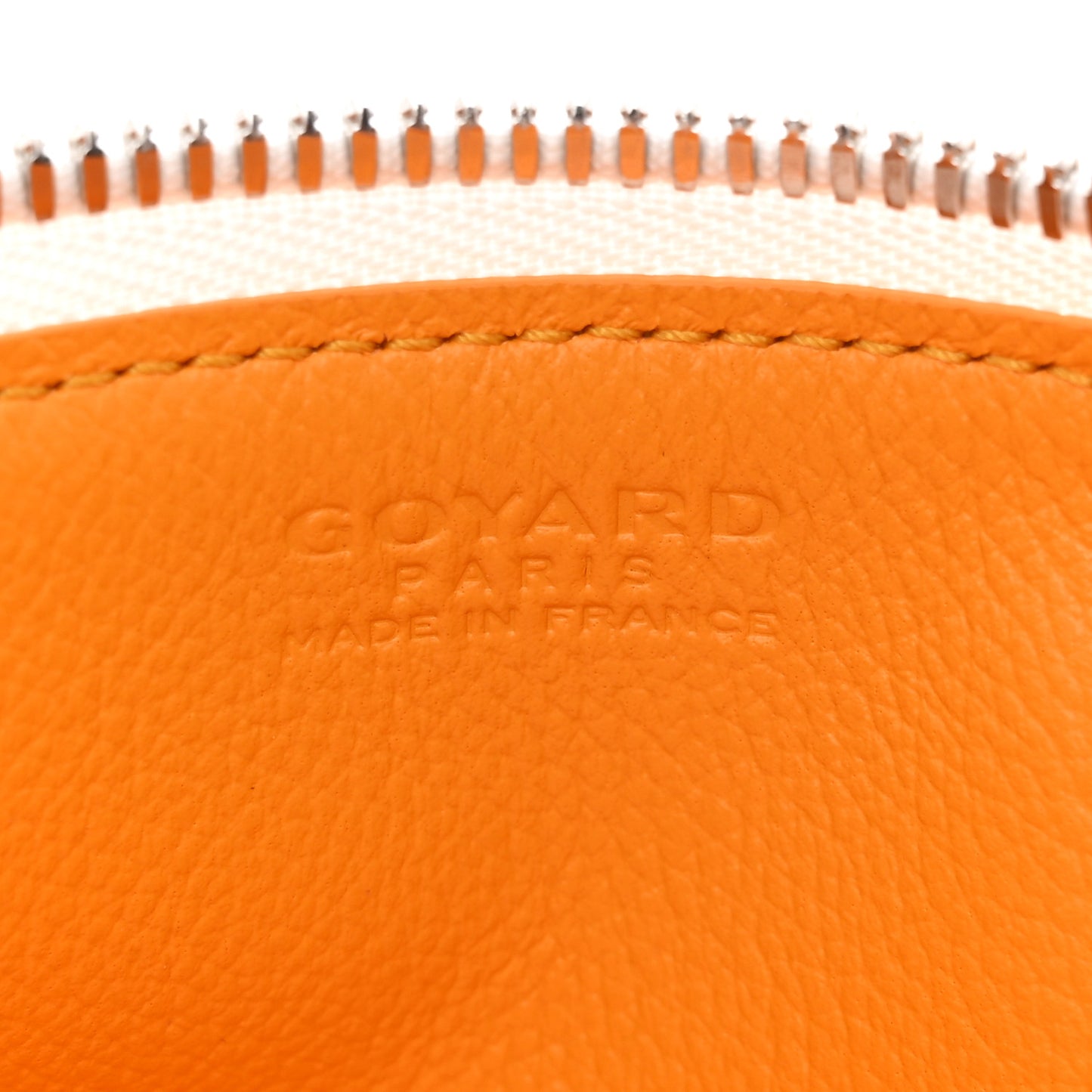 Goyardine Bonbonniere Bag White