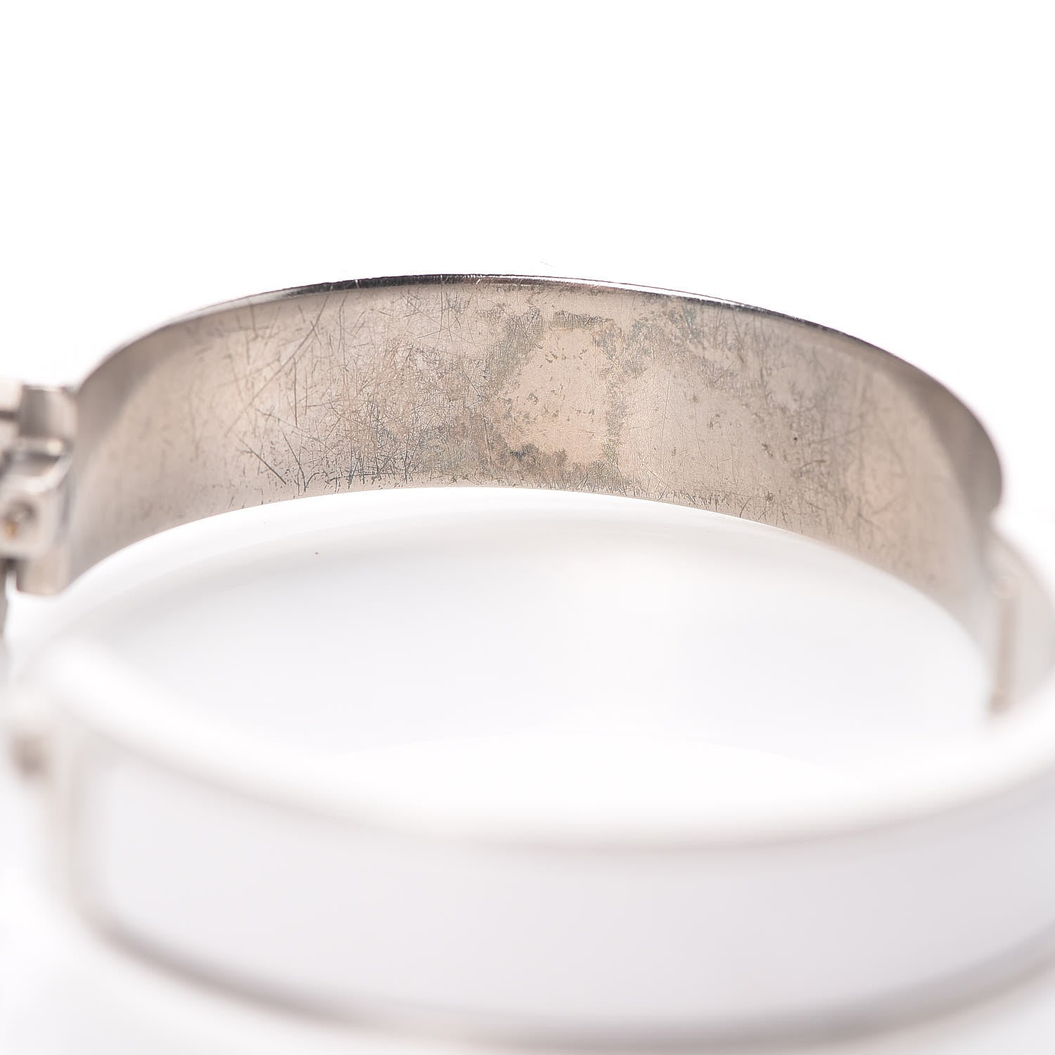 Hermes Enamel Narrow Clic Clac H Bracelet PM White 8 of 14