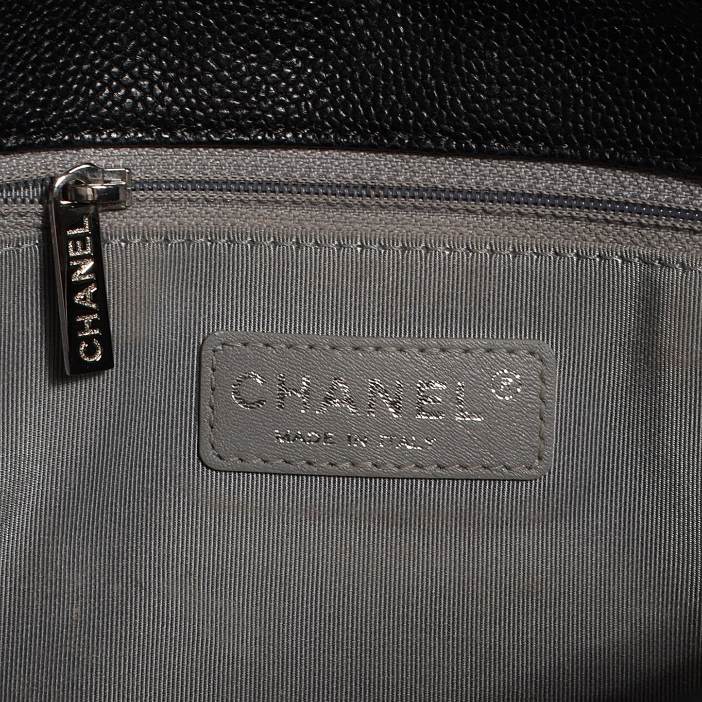 Caviar French Riviera Large Flap Black