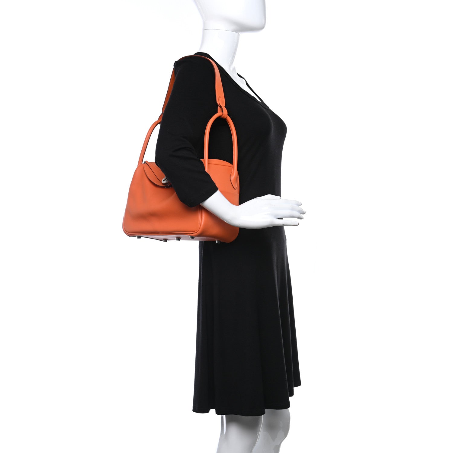 Hermes Swift Lindy 26 Orange 2 of 9