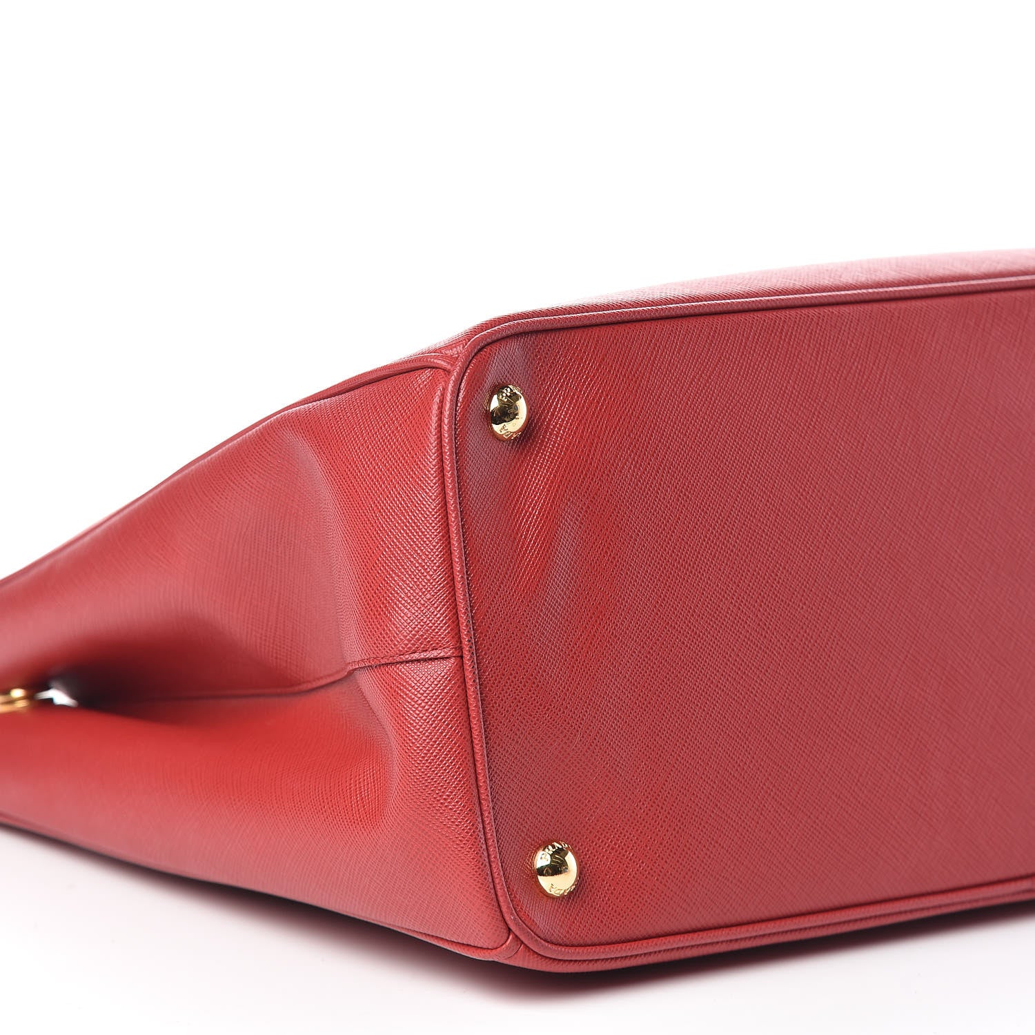 Prada Saffiano Large Galleria Double Zip Tote Fuoco 9 of 11