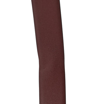 Chanel Calfskin CC Reversible Belt 85 Black Burgundy 4 of 5