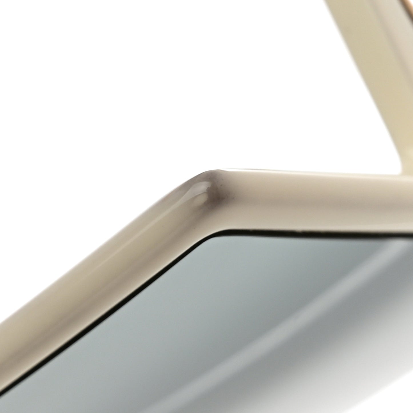 Square 30 Montaigne Sunglasses White