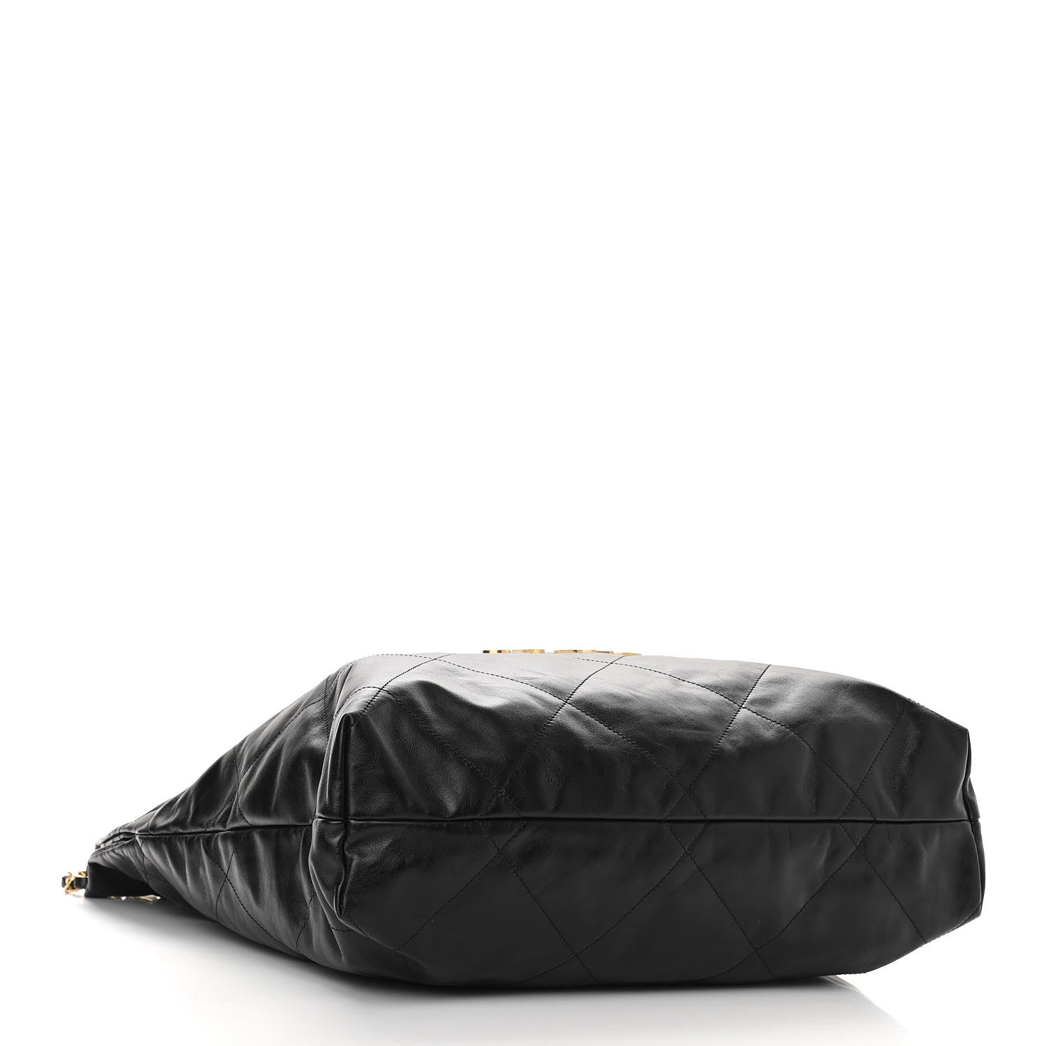 Chanel Shiny Calfskin Quilted Large Chanel 22 Black 5 of 11