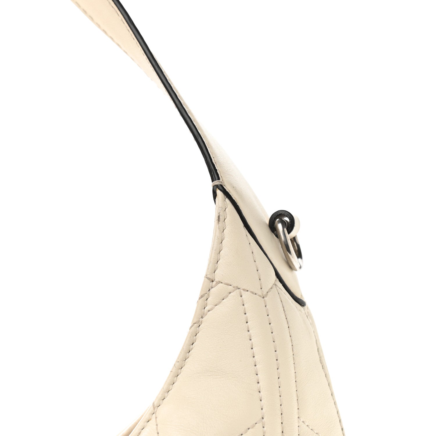 Gucci Calfskin Web Quilted Medium Dionysus Hobo White 12 of 18
