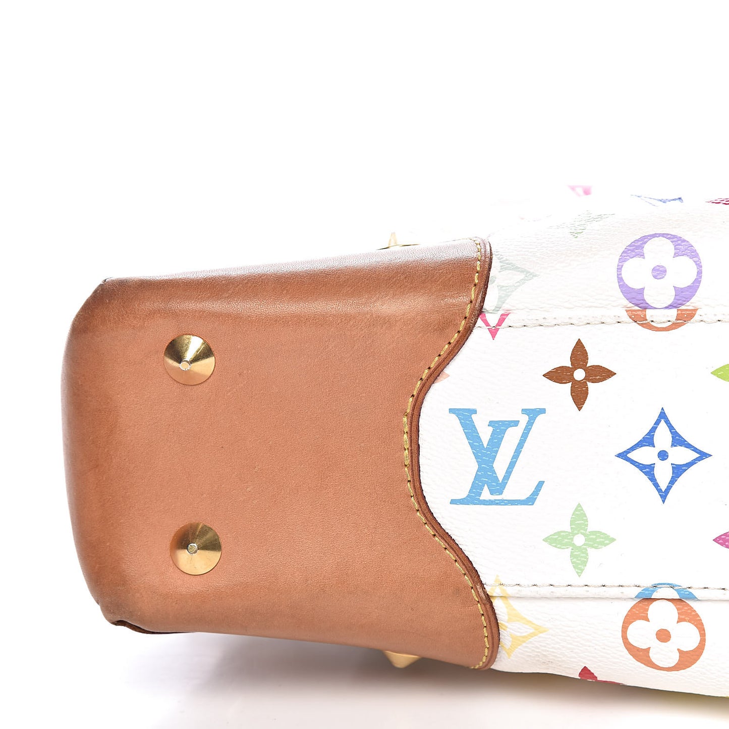 Monogram Multicolor Judy MM White