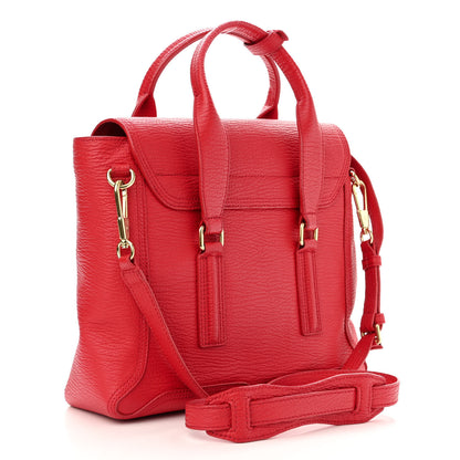 3.1 Phillip Lim Textured Calfskin Medium Pashli Satchel Red 2 of 15