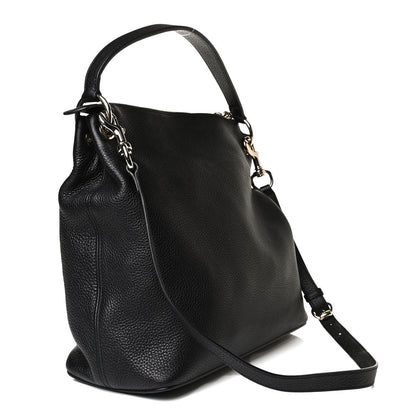 Gucci Pebbled Calfskin Large Soho Hobo Black 3 of 18