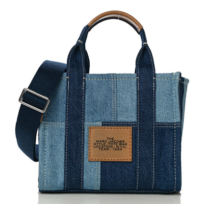 Marc Jacobs Denim Canvas Small Tote Bag Blue 8 of 11