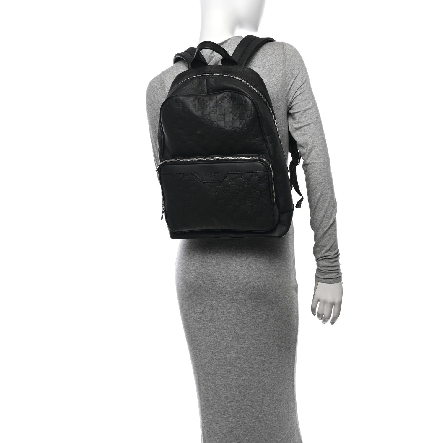 Louis Vuitton Damier Infini Campus Backpack Black 2 of 12