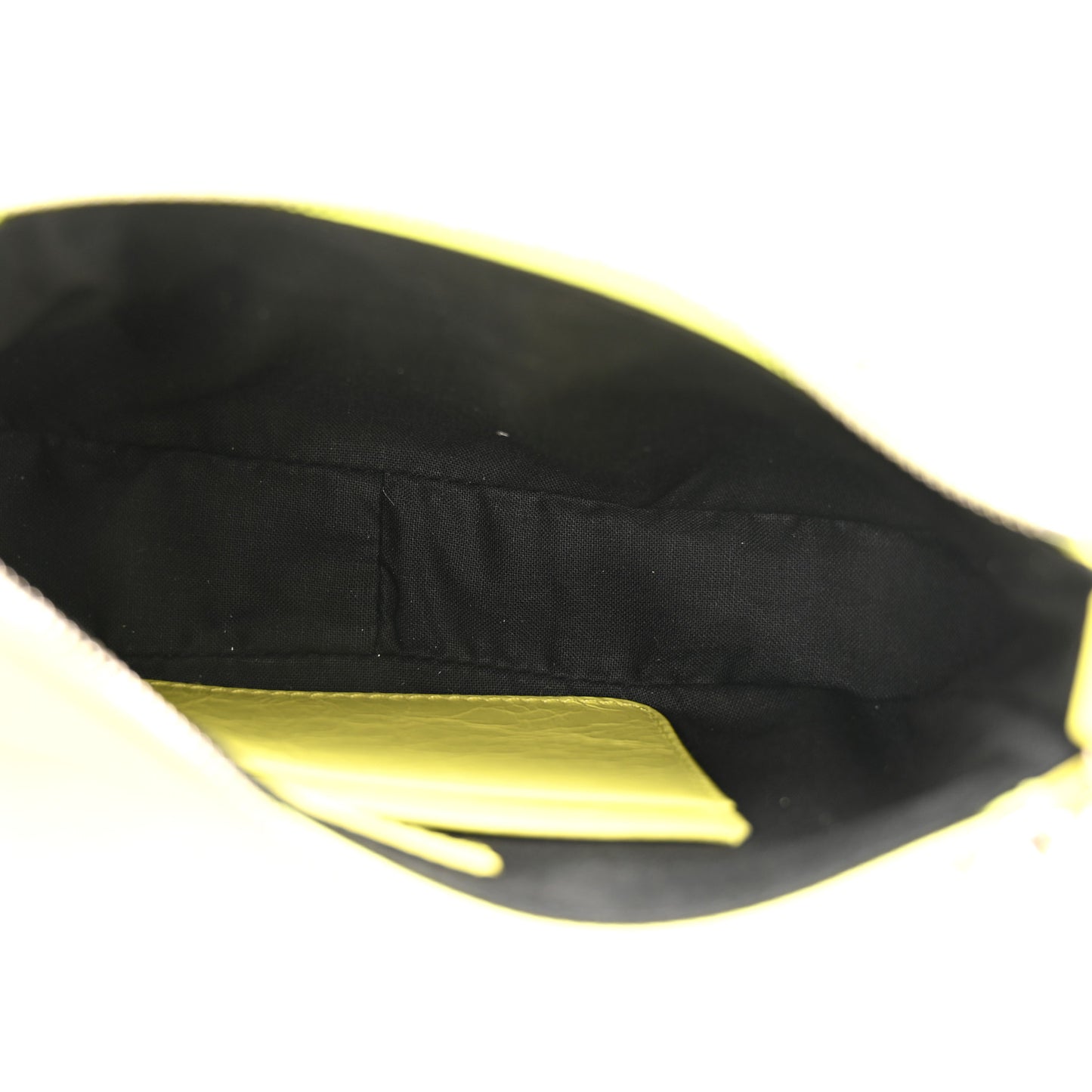 Agneau Arena Le Cagole Mini Purse With Chain Lime