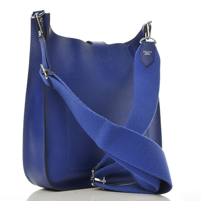Hermes Epsom Evelyne Sellier 29 PM Bleu Electrique 3 of 7