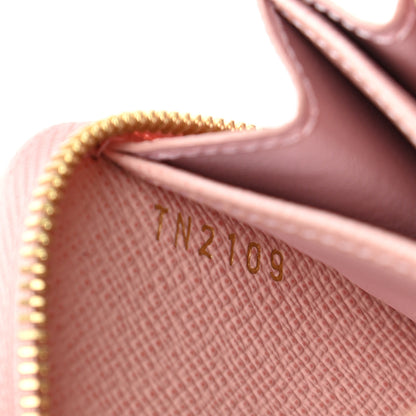 Louis Vuitton Damier Azur Zippy Coin Purse Rose Ballerine 7 of 7