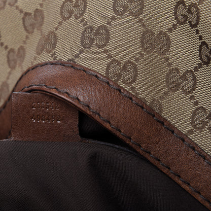 Gucci Monogram Large Jockey Hobo Brown 9 of 9