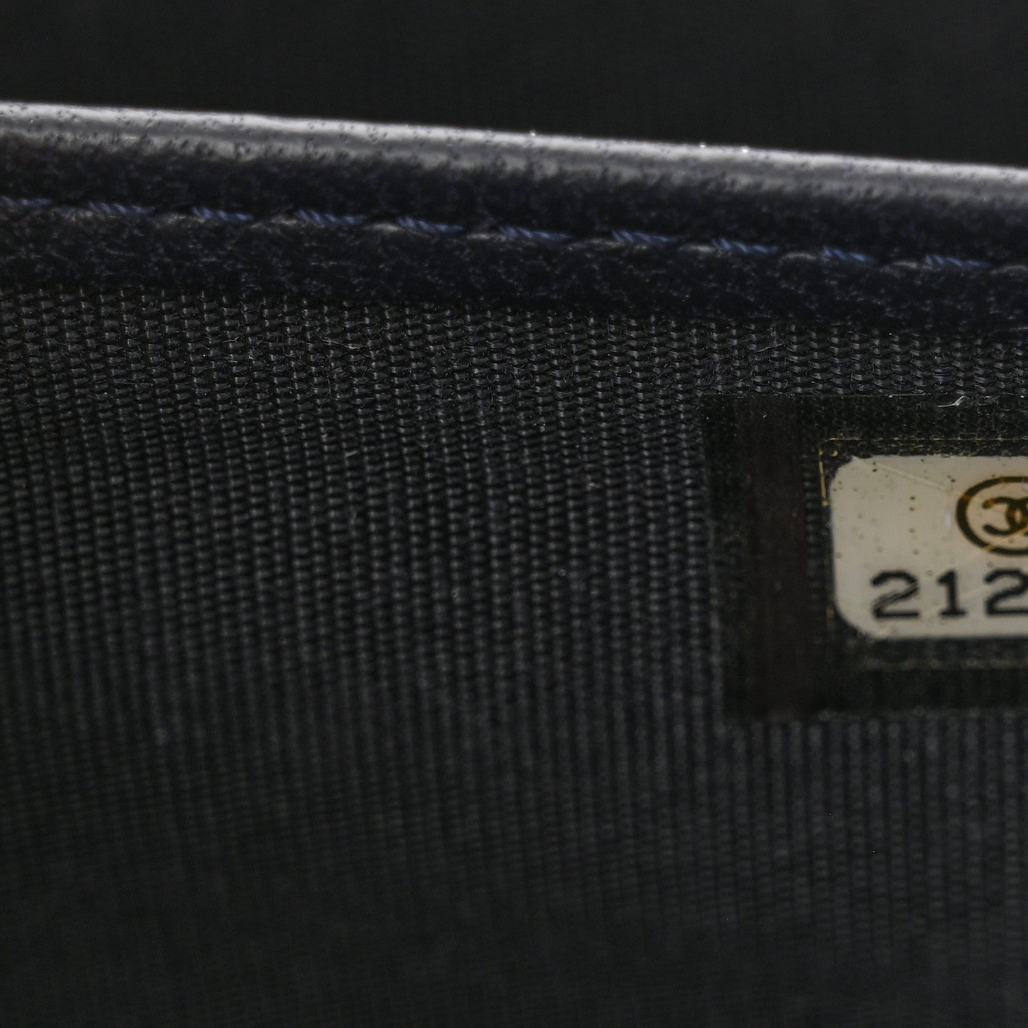Chanel Lambskin Quilted Large Boy Gusset Flap Wallet Navy 8 of 11