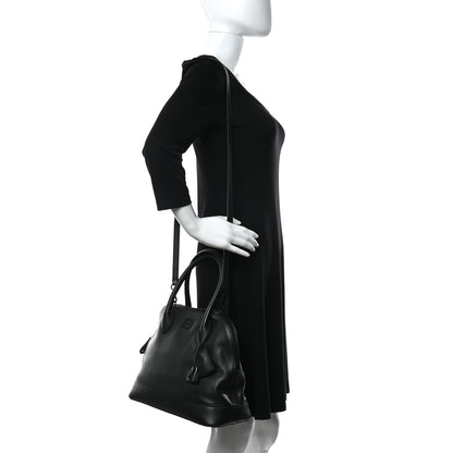 Balenciaga Supple Calfskin Ville Top Handle Bag Black 2 of 12