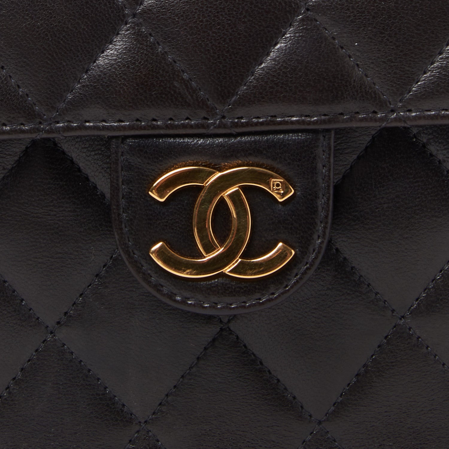 Chanel Lambskin Quilted Medium Single Flap Black 6 of 9