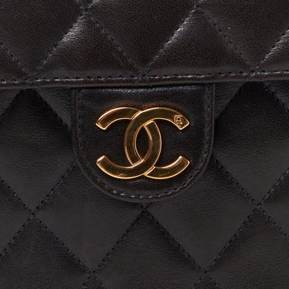 Chanel Lambskin Quilted Medium Single Flap Black 6 of 9